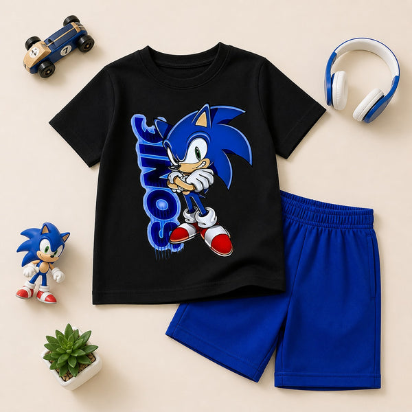 Blue Hero Graphic Set