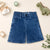 Blue Rover Denim Shorts
