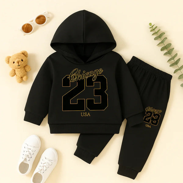 23 Letter Tracksuit Black