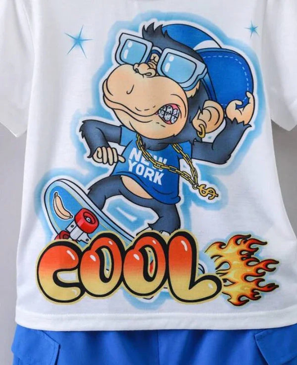 Cool Monkey On Board Graphic Set