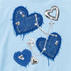 Blue Denim Love Graphic Tee