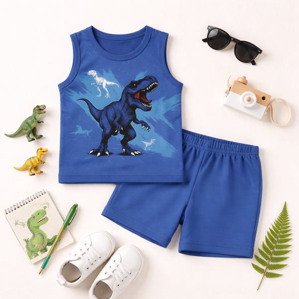 Big Blue T Rex Tank Set