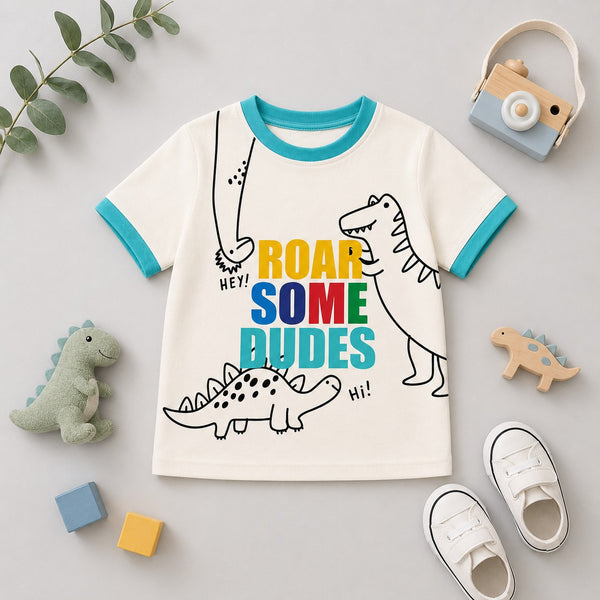 Hey Roarsome Dudes Graphic Tee