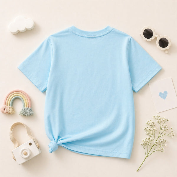 Blue Denim Love Graphic Tee