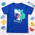 Oarsome Shark Tee Blue