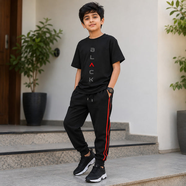 Elegant Black Tracksuit