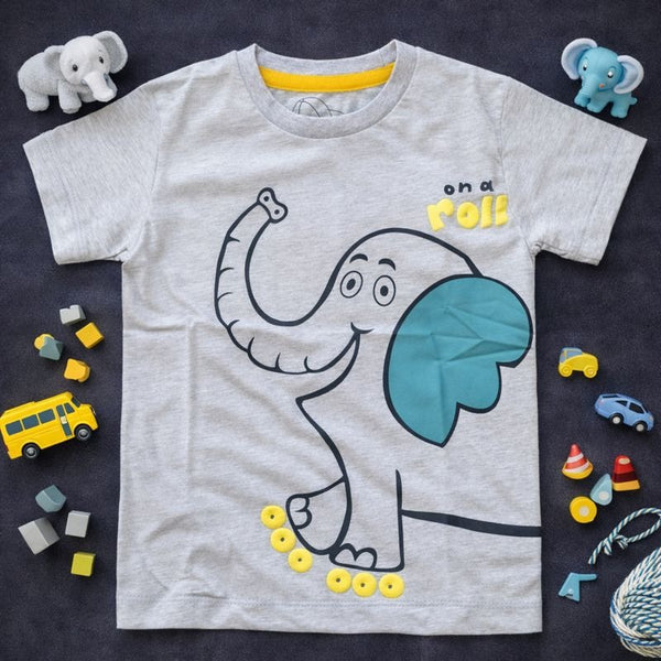 On A Roll Elephant Tee