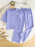 FS Casual Co-Ord Outfit Purple