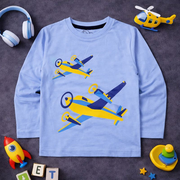 Aeroplanes Graphic Tee (Blue) FS