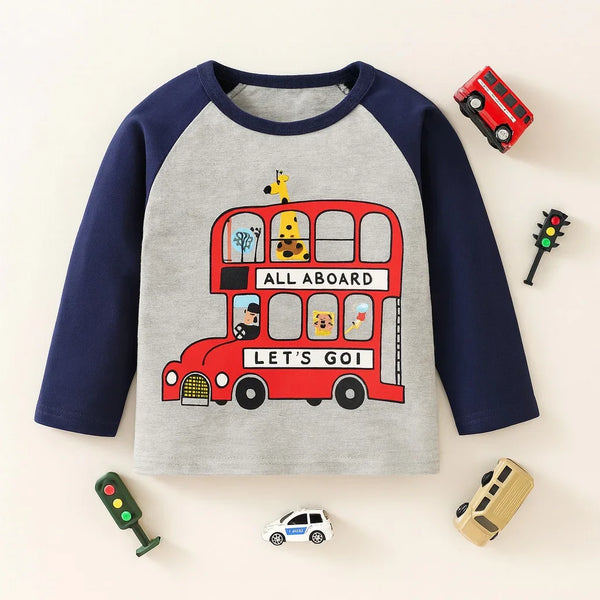 All Aboard Bus Graphic Tee FS