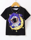 Astronaut And Moon Graphic Tee