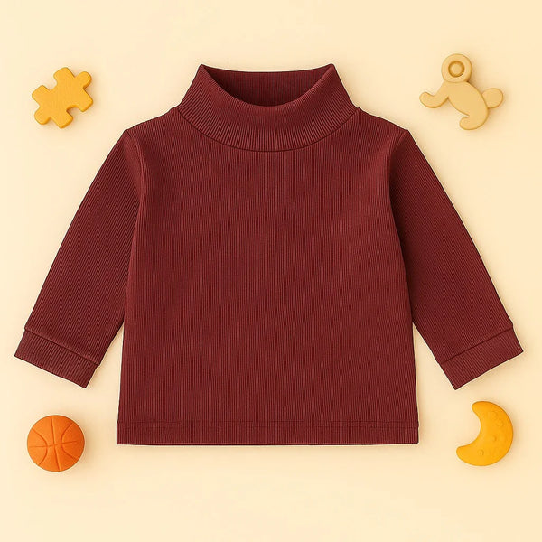 Autumn Ridge Mock Neck (Maroon)