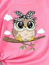 Bandana Owl Graphic Tee