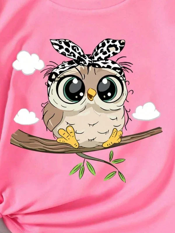 Bandana Owl Graphic Tee
