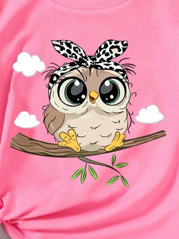 Bandana Owl Graphic Tee