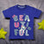 Beautiful Puppy Gaphic Tee (Purple)