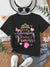 Being A Princess Letter Graphic Tee