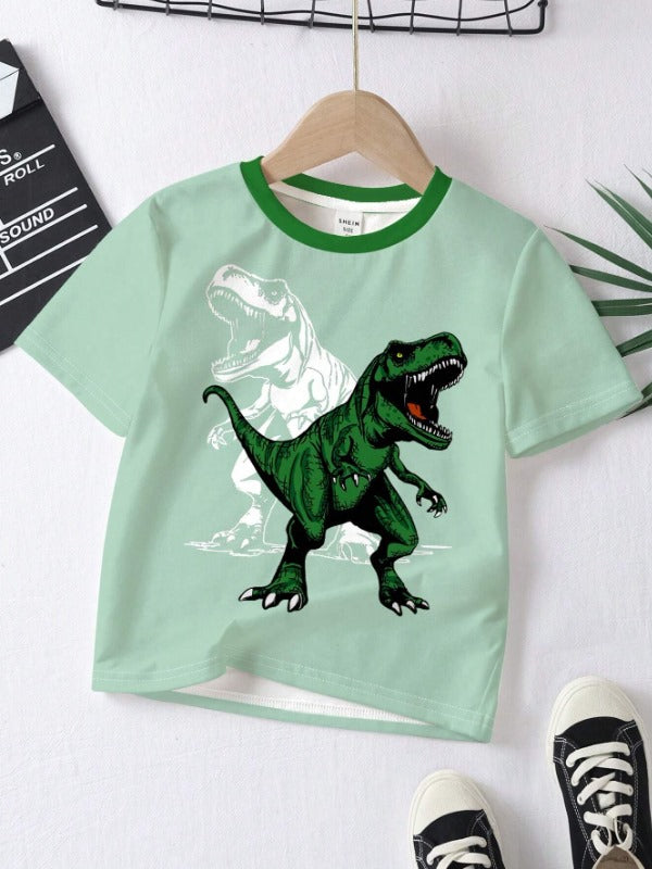 Big Green T Rex Graphic Tee
