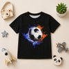 Black Football Graphic Tee