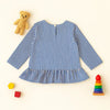 Blue Breeze Peplum Top