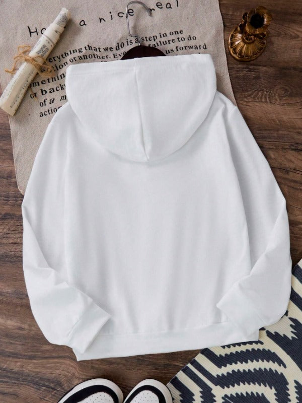 Bow Line Zipper Hoodie