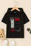 Bronx Boy Letter Hooded Tee