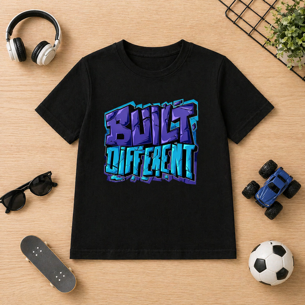 Built Different Letter Tee
