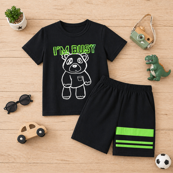 Im Busy Bear Graphic Set