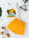 California Summer Graphic Tank Set