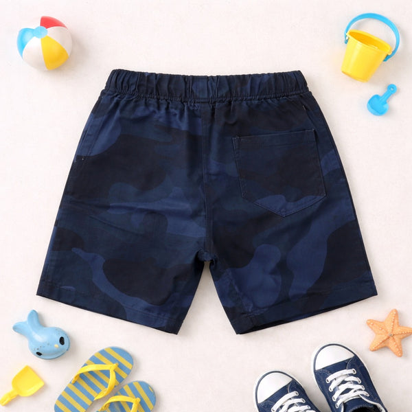 Camo Shorts D Blue