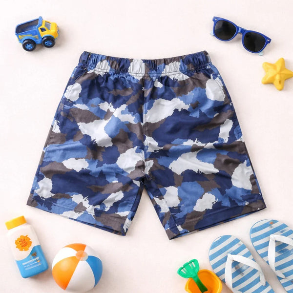 Camo Shorts White