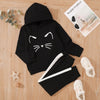 Cat Tracksuit Black