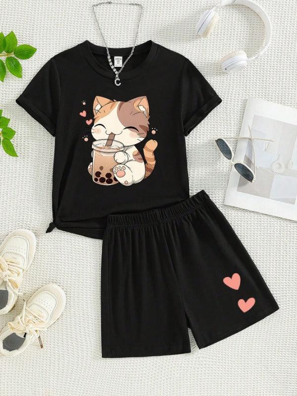 Chocolate Cat Graphic Set
