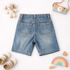 Classic Light Wash Denim Shorts