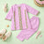 Classic Pink Embroidered Kurti Set
