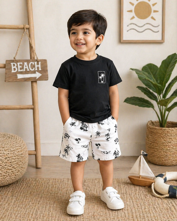 Coconut Tree Printed Set