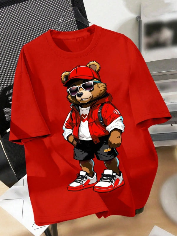 Cool Bear Graphic Tee (Red)