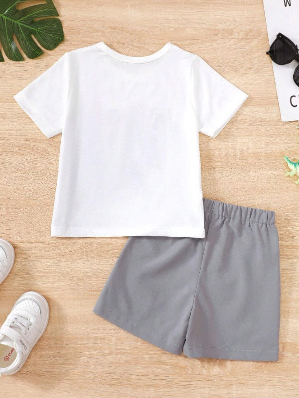 Cool Grey T Rex Graphic Set