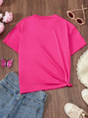 Curly Hairs Girl Graphic Tee