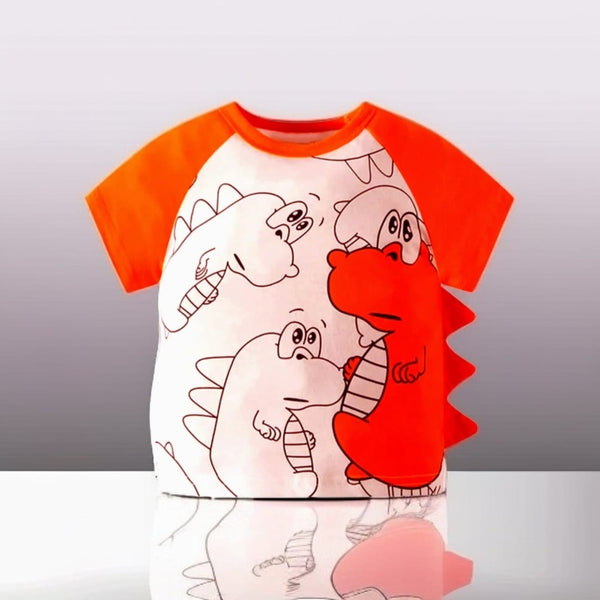 Cute Dino Raglan Tee