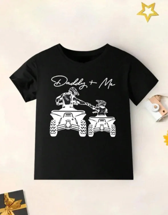 Daddy And Me Graphic Tee Black