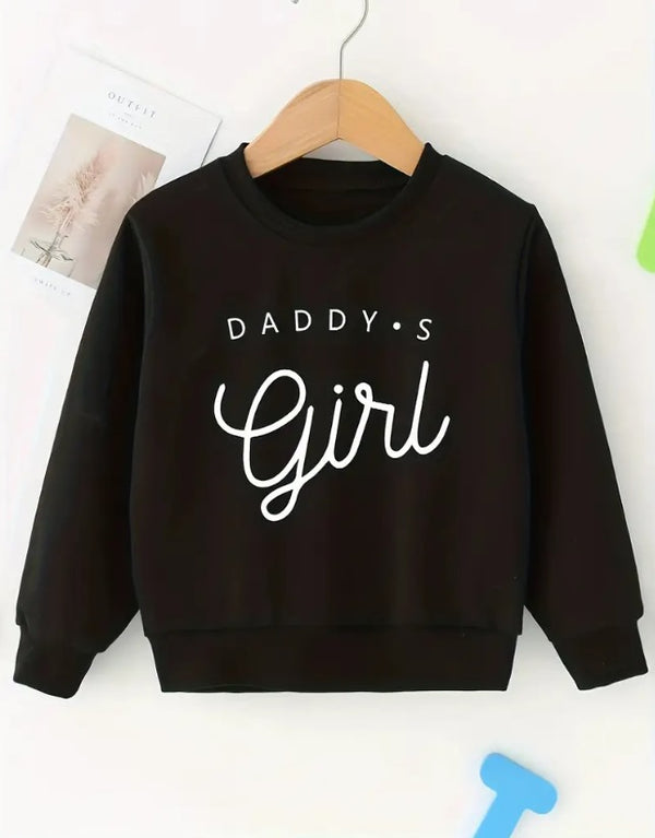 Daddys Girl Sweatshirt (Black)