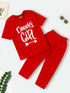 Daddys Girl Tracksuit Red