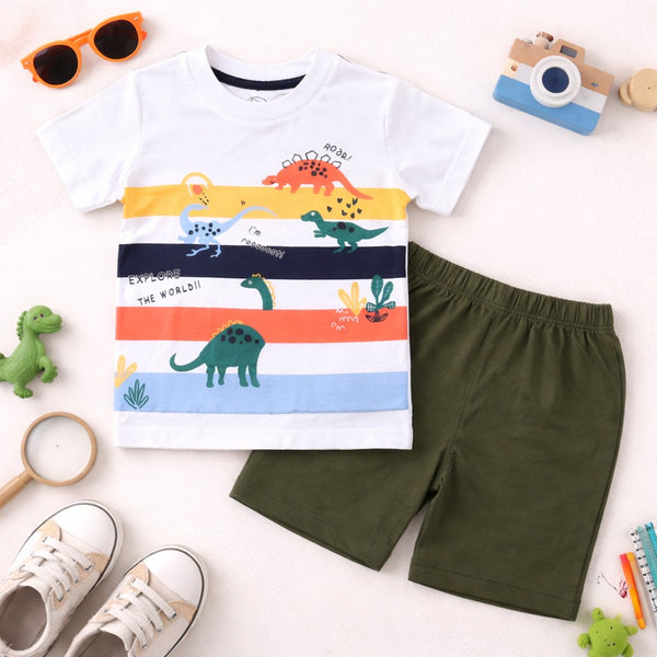 Explore The World Dino Graphic Set