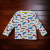 Colorful Sharks Printed Tee FS