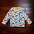Colorful Sharks Printed Tee FS