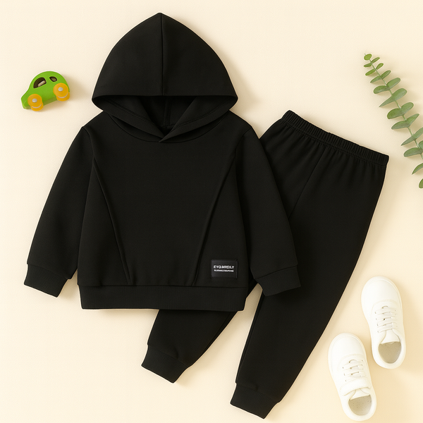 FS Black Piping Tracksuit