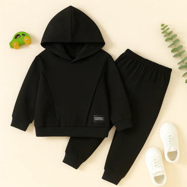 FS Black Piping Tracksuit