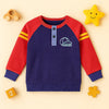 FUNSIES Raglan Henley Sweatshirt