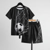 Feel Great Football Graphic Set Black